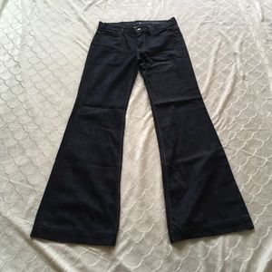 7 for all mankind dark wash flare jeans